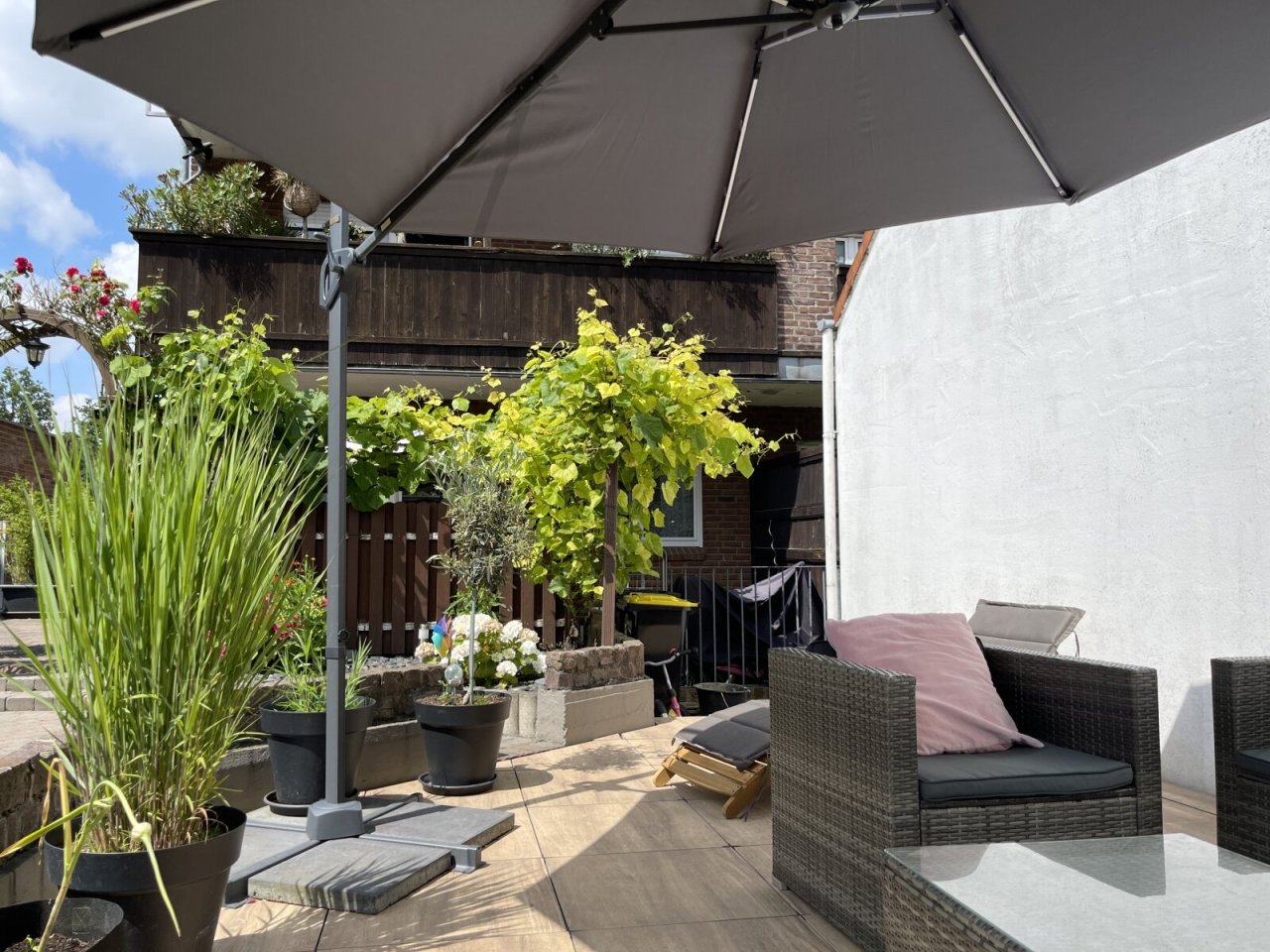 gemütliche Lounge im Garten gemütliche Lounge im Garten