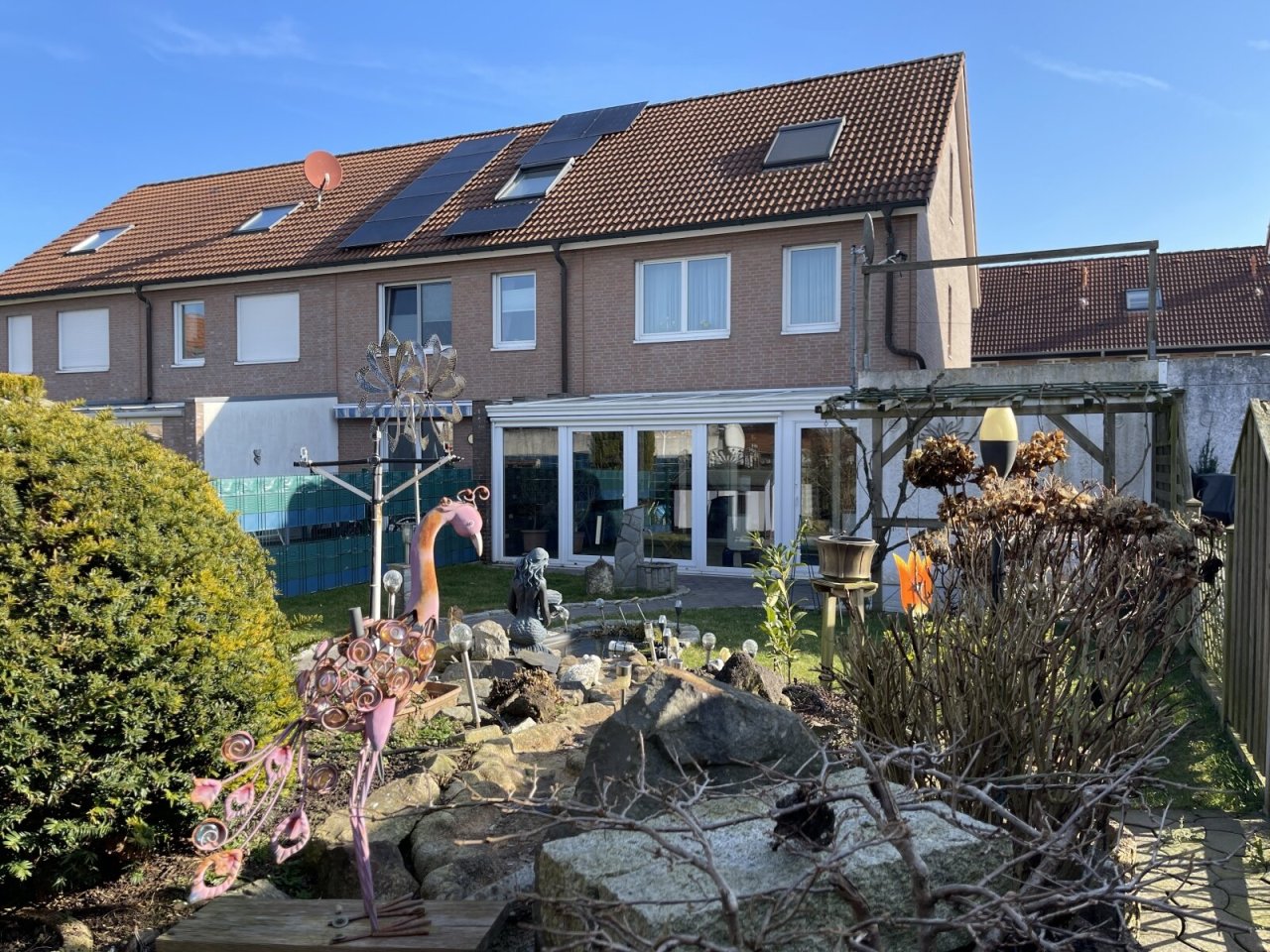 Hausansicht vom Garten aus Hausansicht vom Garten aus